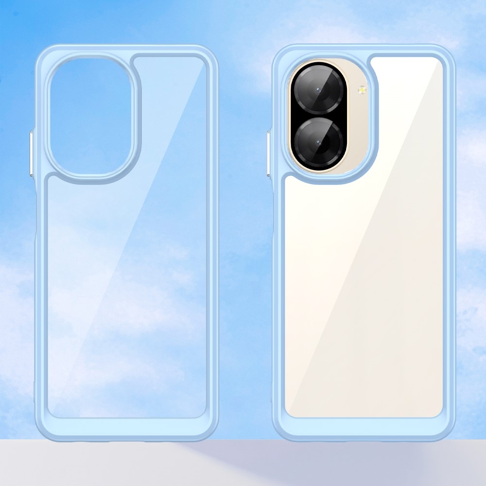 Gelový obal s pevnými zády na Xiaomi Redmi A5 (173.45x79.35x8.45mm) - modrý