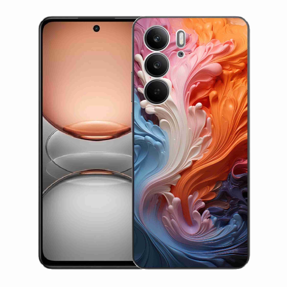 Gelový kryt mmCase na Realme C75 - abstraktní motiv 8