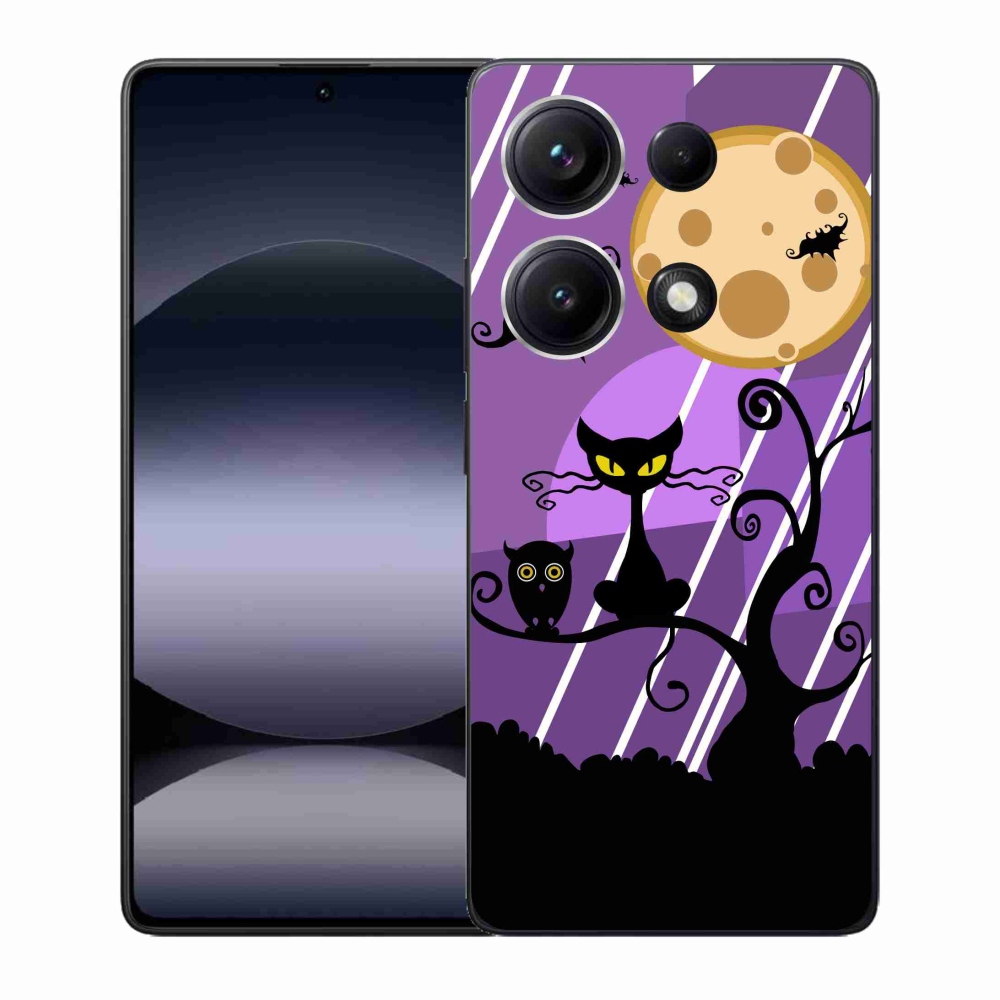 Gelový kryt mmCase na Xiaomi Redmi Note 14S - halloween