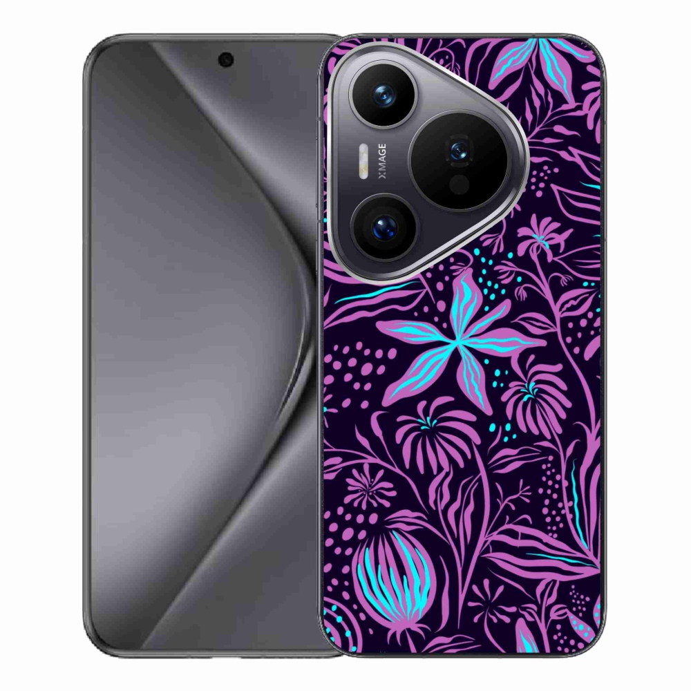 Gelový kryt mmCase na Huawei Pura 70 Pro - květiny 2