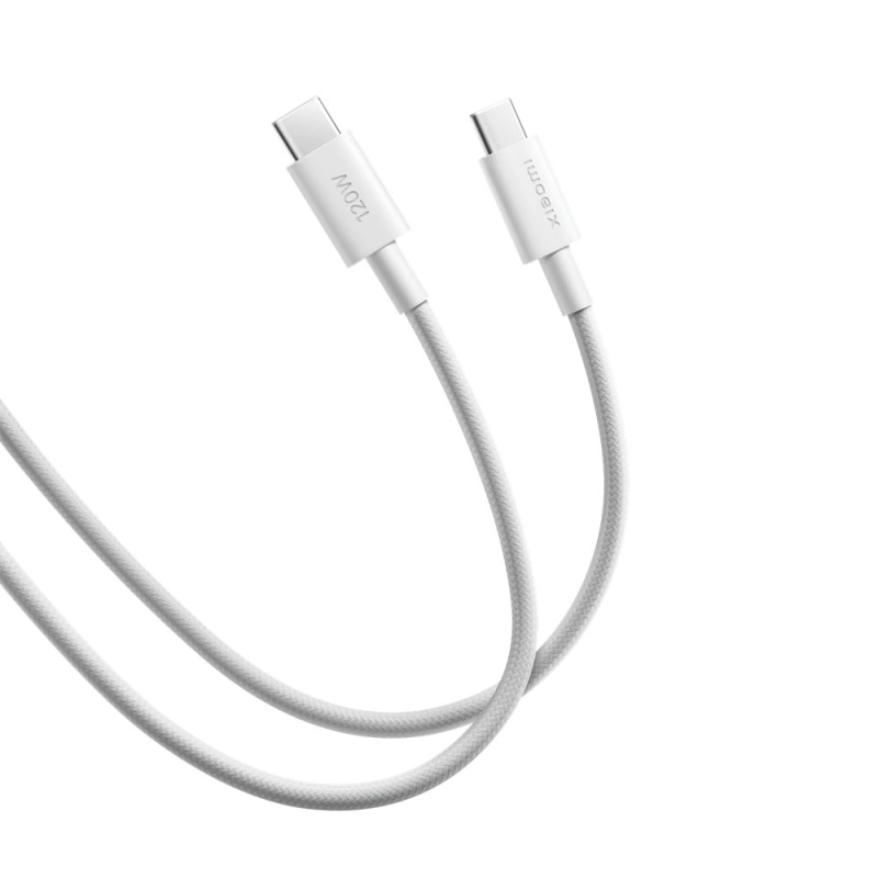 Xiaomi Original USB-C/USB-C Datový Kabel 6A 2m White
