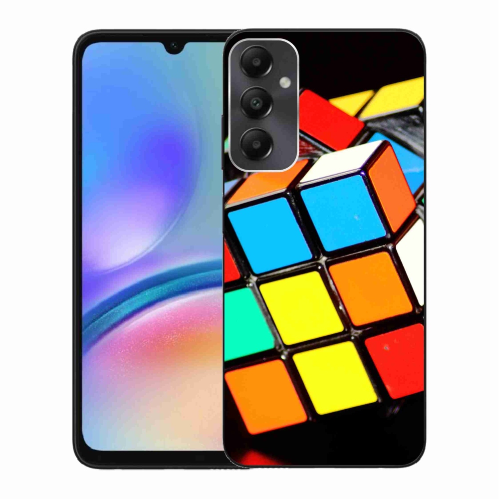 Gelový obal mmCase na Samsung Galaxy A05s - rubikova kostka