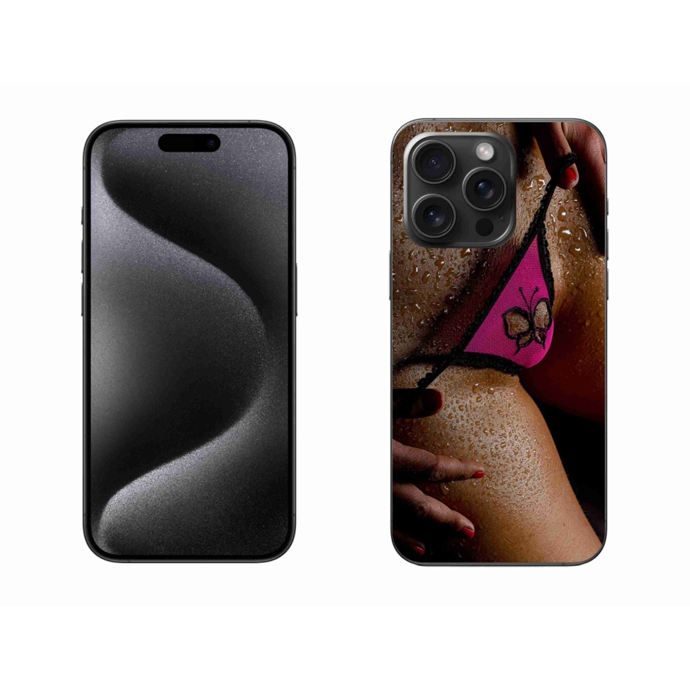 Gelový kryt mmCase na iPhone 15 Pro Max - sexy žena