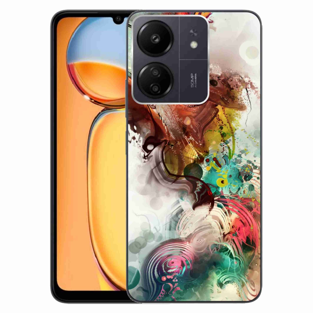 Gelový kryt mmCase na Xiaomi Poco C65/Redmi 13C - abstrakt 1