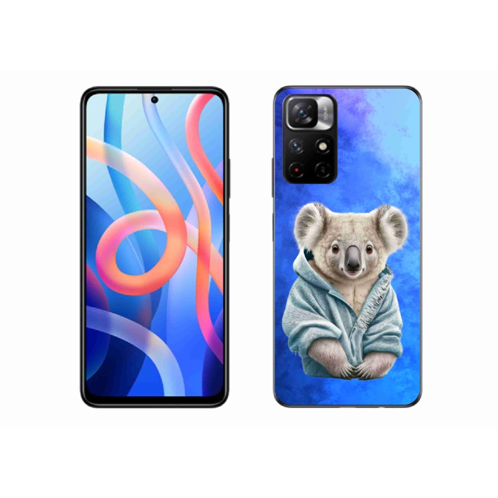 Gelový kryt mmCase na Xiaomi Redmi Note 11S 5G - koala ve svetru