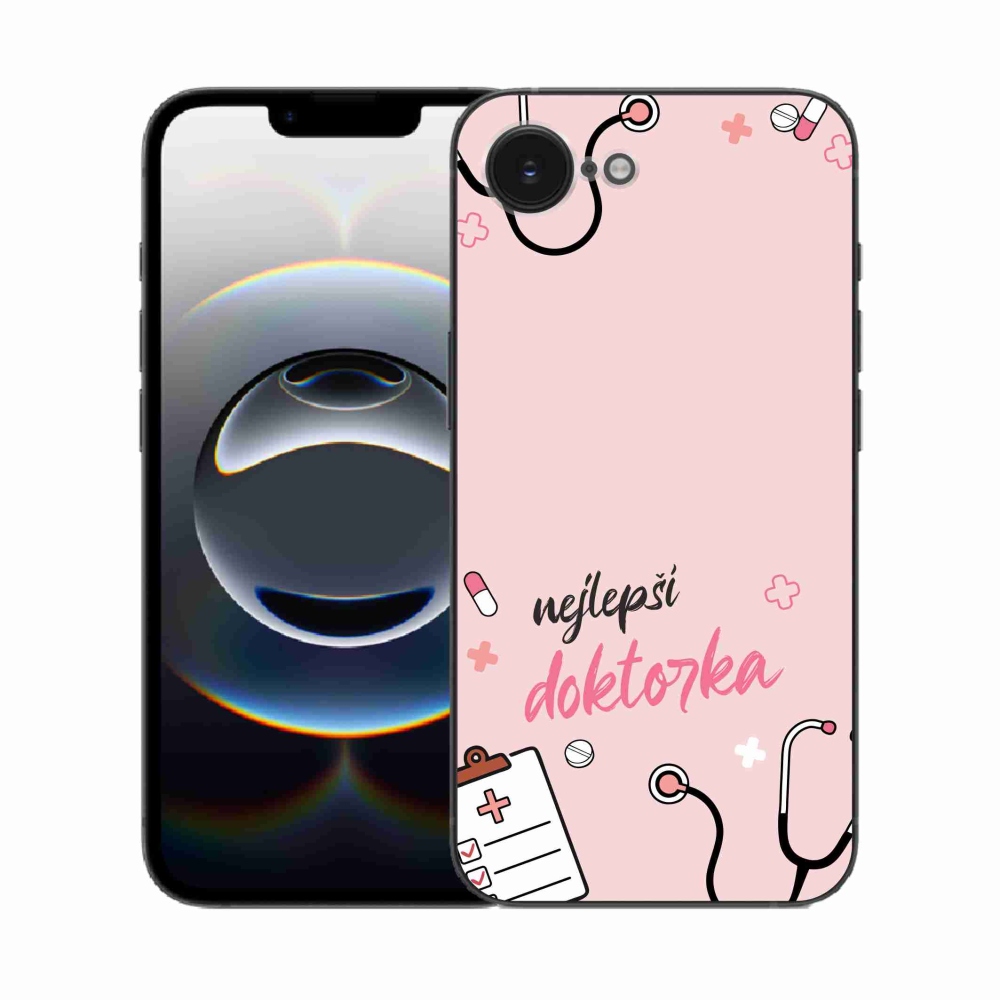 Gelový kryt mmCase na iPhone 16e - nejlepší doktorka