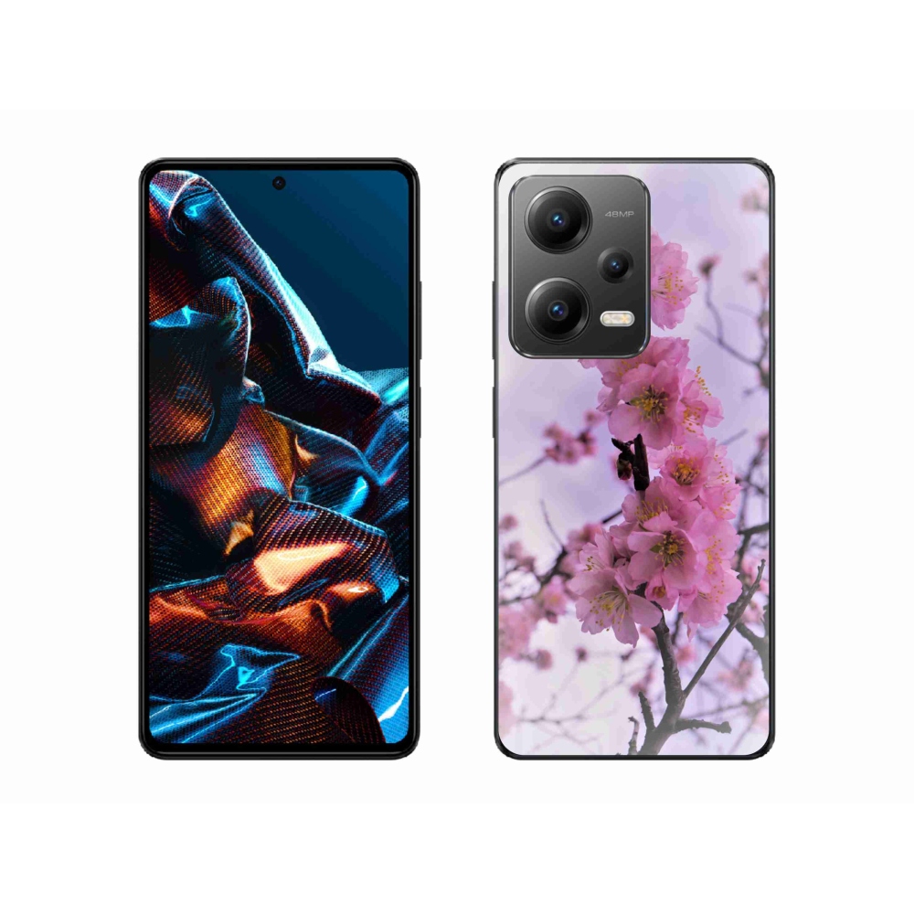 Gelový kryt mmCase na Xiaomi Redmi Note 12 Pro 5G - květiny 7