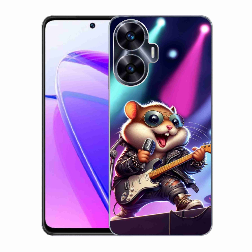 Gelový kryt mmCase na Realme C55 - křeček rocker