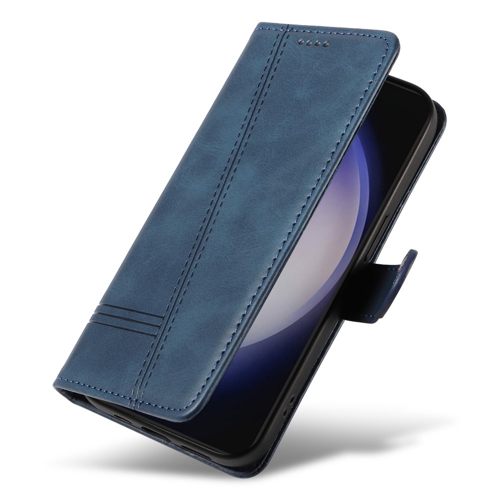 T-Shape knížkové pouzdro na Samsung Galaxy S24+/S25+ - modré