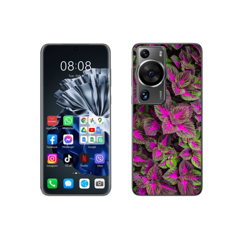 Gelový kryt mmCase na Huawei P60 Pro - květiny 10