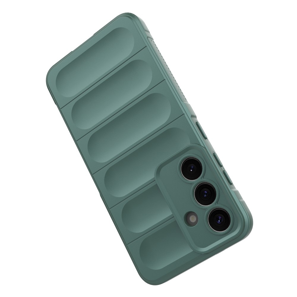 Rugg odolný gelový obal na Samsung Galaxy S25+ - zelený