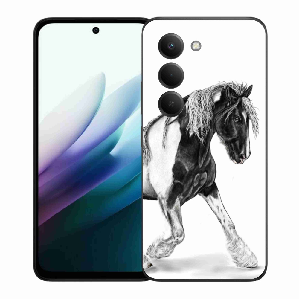 Gelový kryt mmCase na Xiaomi Redmi 15 4G/5G (171mm) - kůň