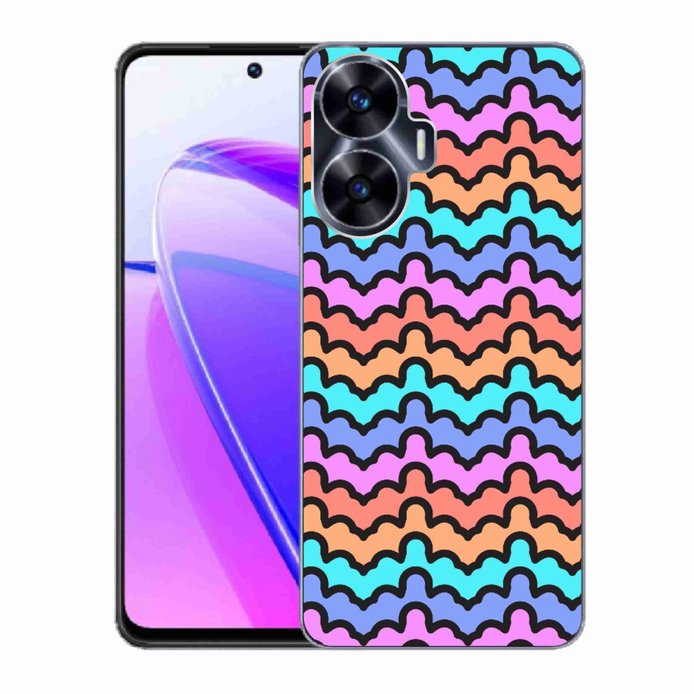 Gelový kryt mmCase na Realme C55 - abstraktní motiv 30