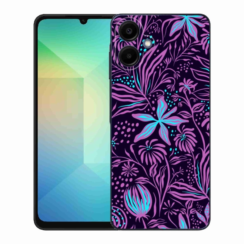 Gelový kryt mmCase na Samsung Galaxy A06 4G - květiny 2