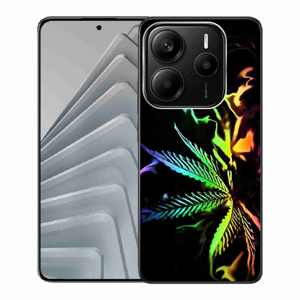 Gelový kryt mmCase na Xiaomi Redmi Note 14 5G - konopí 2