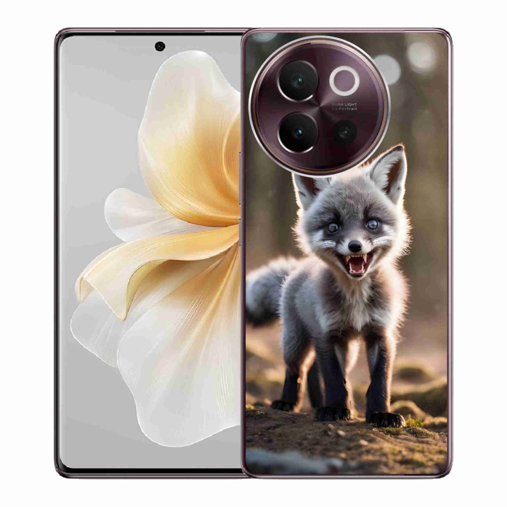 Gelový kryt mmCase na Vivo V40 Lite 5G - rozzuřená liška