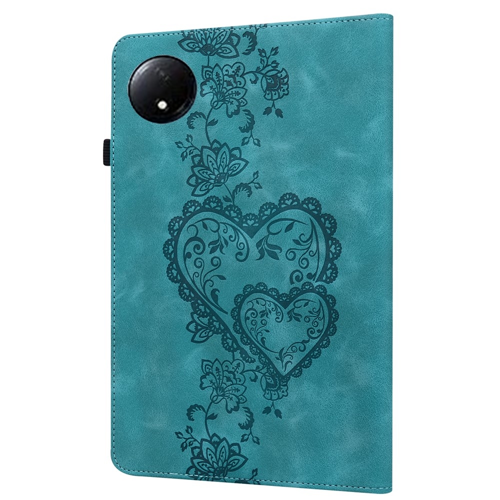 Heart zavírací pouzdro na tablet Xiaomi Redmi Pad SE 8.7 - zelené