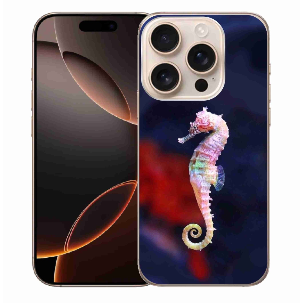 Gelový kryt mmCase na iPhone 16 Pro Max - mořský koník
