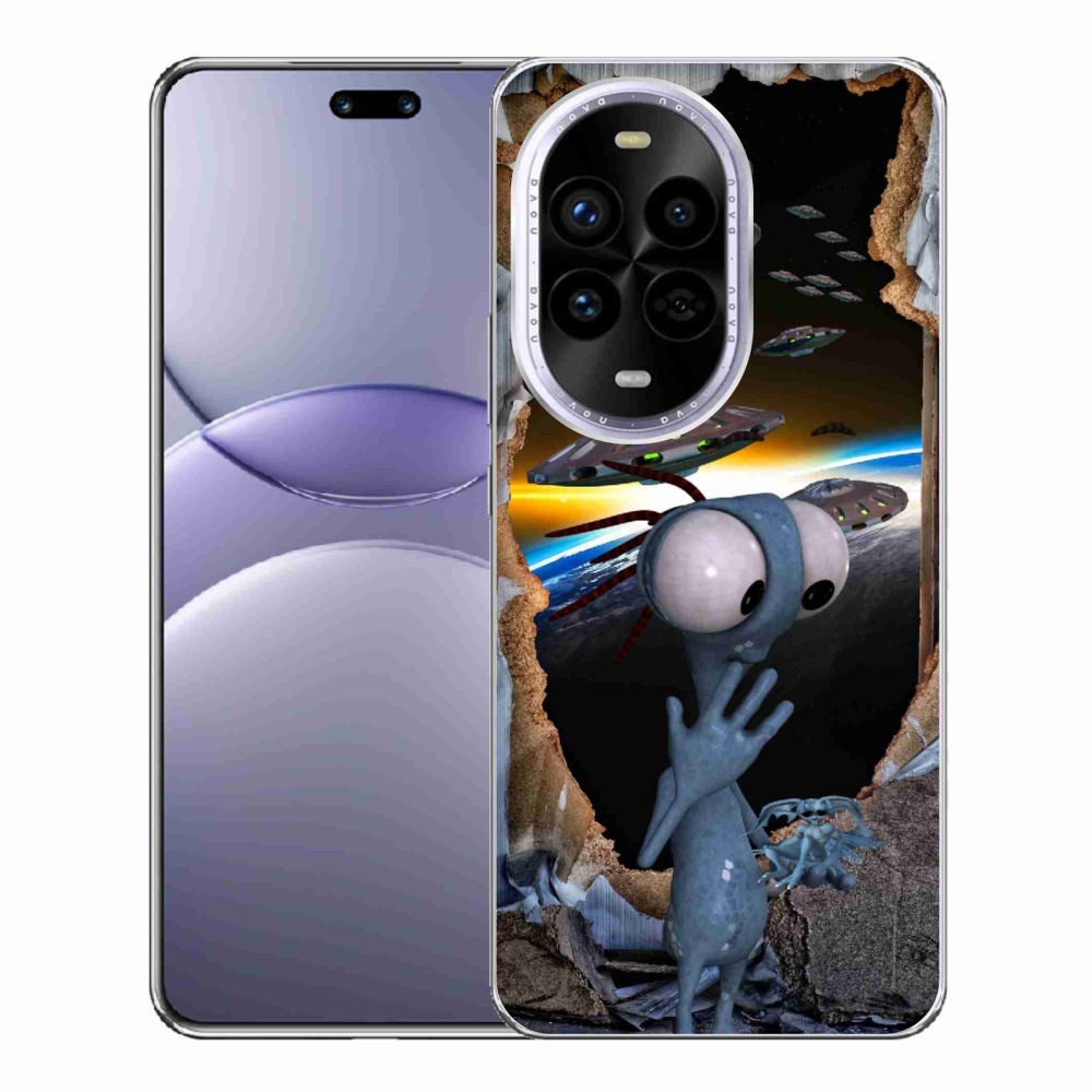 Gelový kryt mmCase na Huawei Nova 13 Pro 5G - mimozemšťan