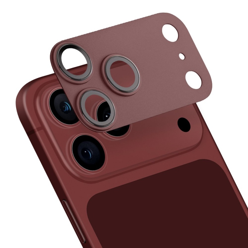 OBAL:ME Camera Island Ochrana Čoček pro Apple iPhone 18 Pro Max Dark Cherry