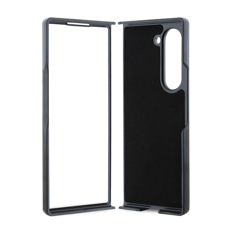 Karl Lagerfeld PU Saffiano Karl and Choupette Zadní Kryt pro Samsung Galaxy Z Fold 6 Black