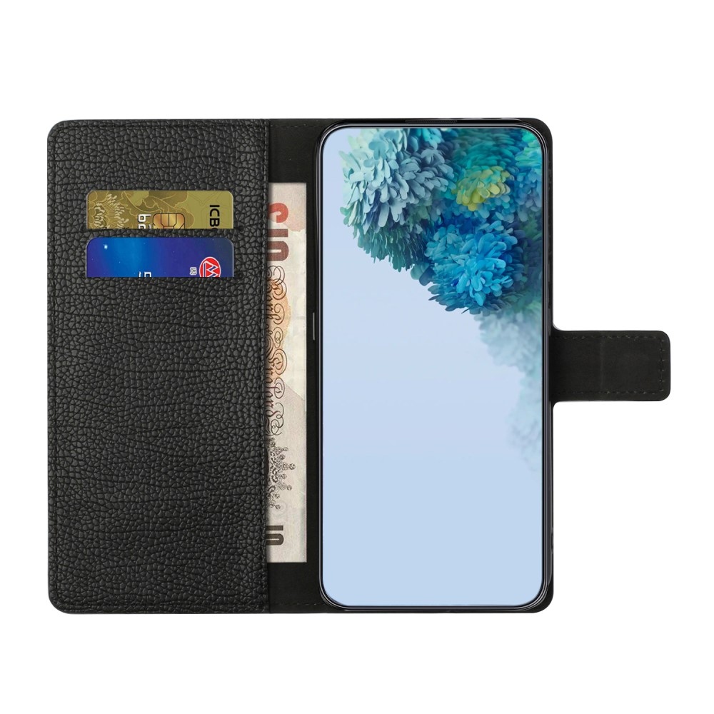 Litchie knížkové pouzdro na Xiaomi Redmi Note 14 Pro 5G/Poco X7 5G/Note 14 Pro+ 5G - černé
