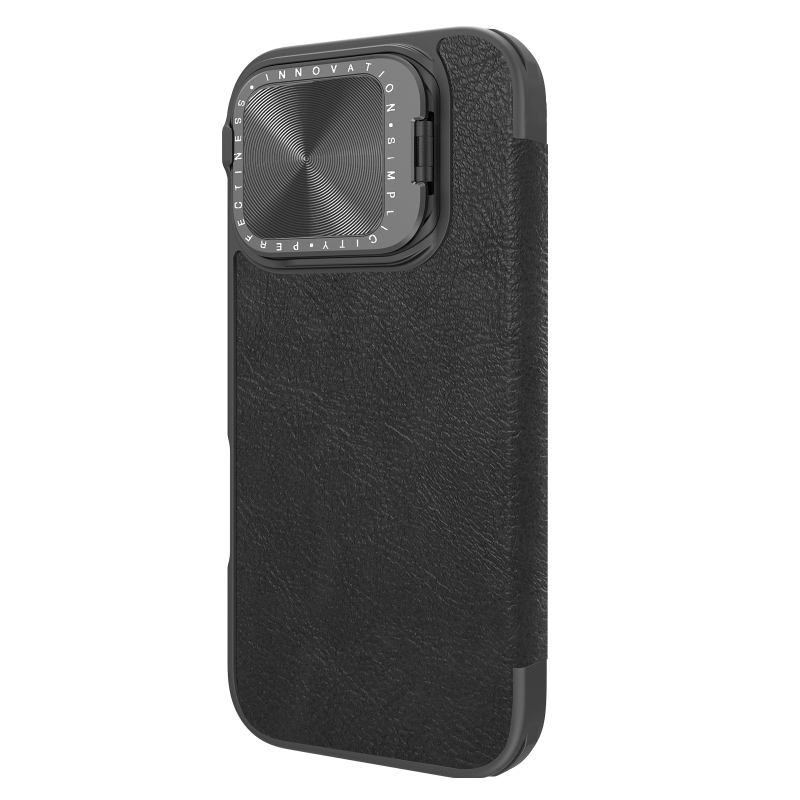 Nillkin Qin Book Prop Pouzdro pro Apple iPhone 16 Pro Max Classic Black