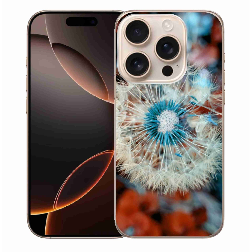 Gelový kryt mmCase na iPhone 16 Pro Max - odkvetlá pampeliška 1