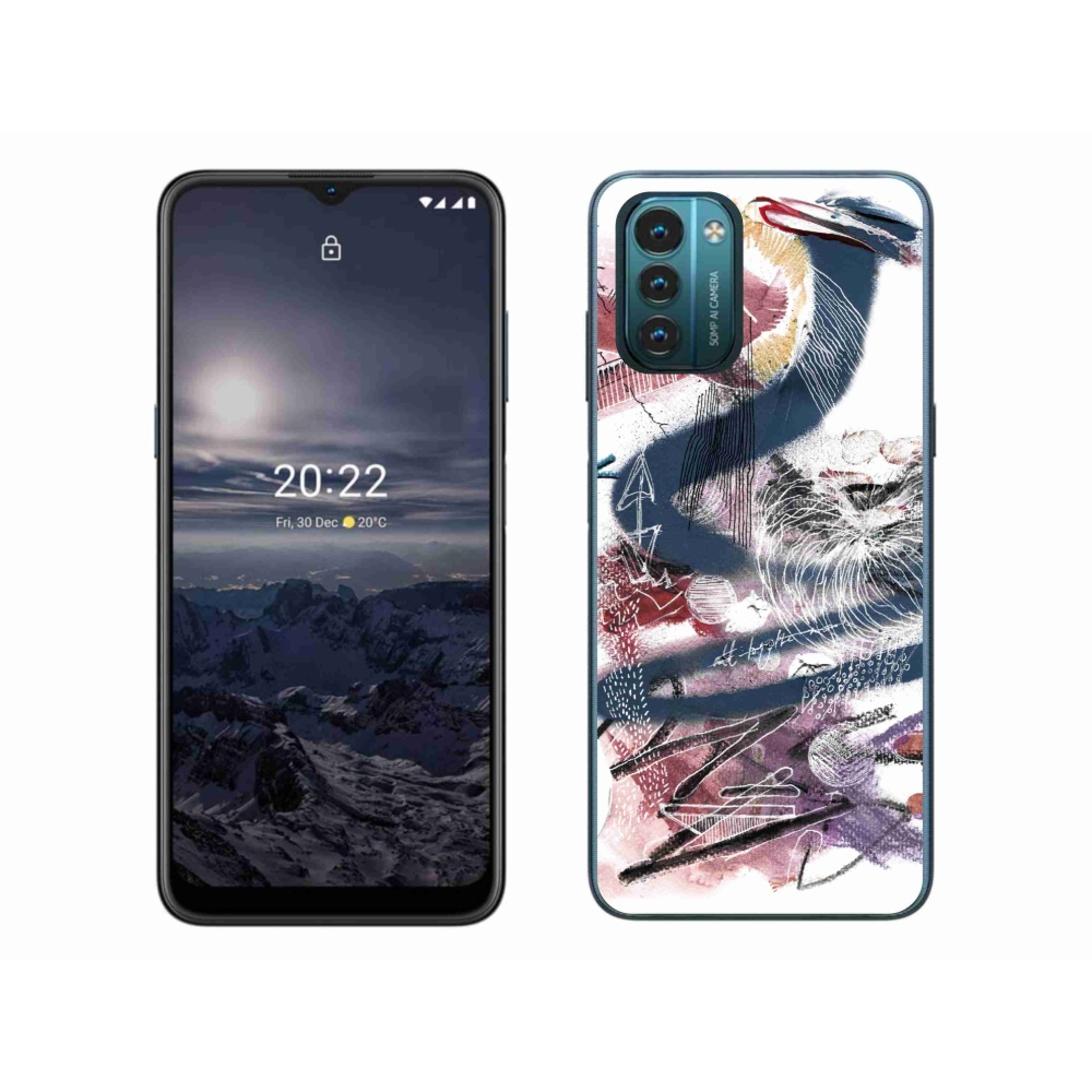 Gelový kryt mmCase na Nokia G11/G21 - abstraktní motiv 28