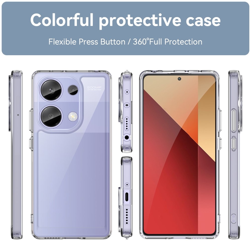 Gelový obal s pevnými zády pro Xiaomi Redmi Note 13 Pro 4G/Poco M6 Pro - průhledný