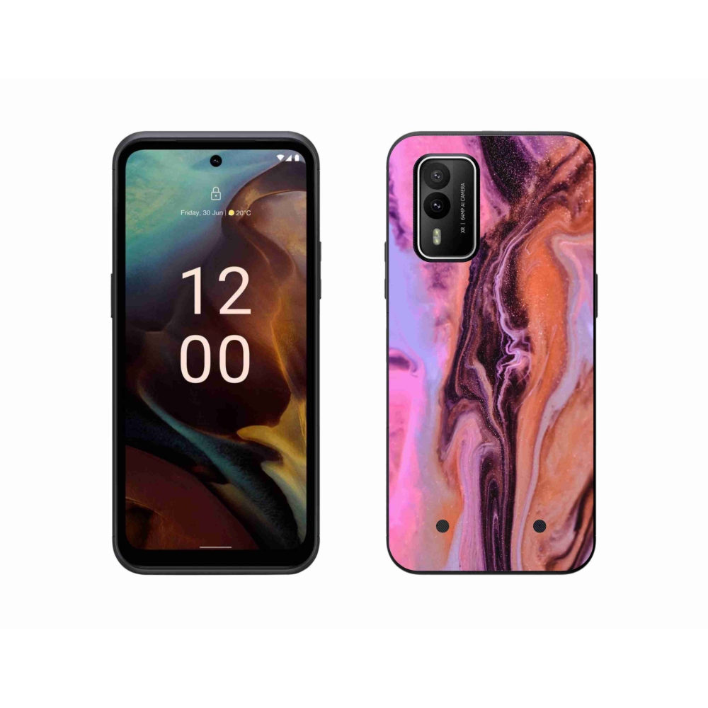Gelový kryt mmCase na Nokia XR21 - abstrakt 26