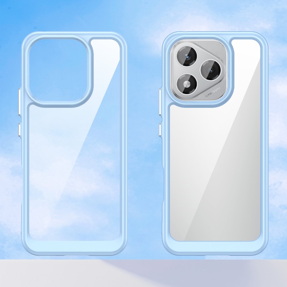 Gelový obal s pevnými zády na Honor 400 Lite - modrý