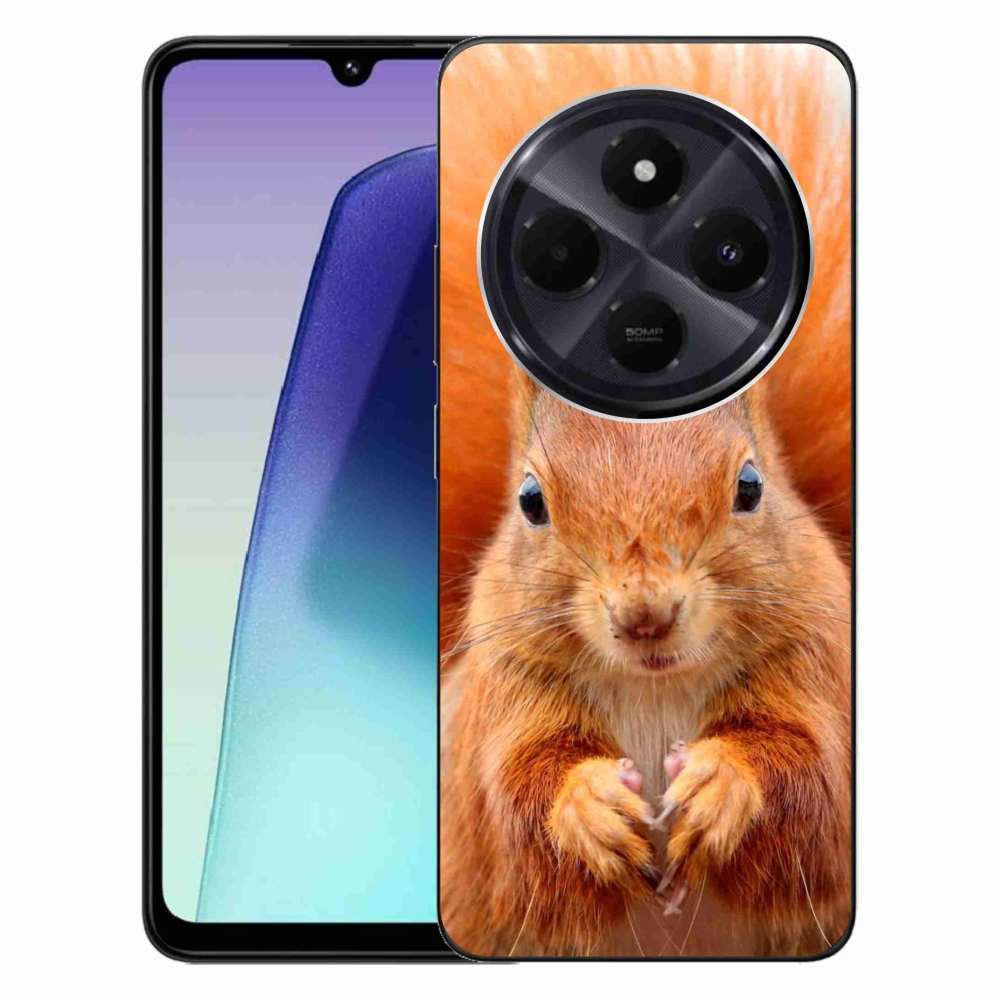 Gelový kryt mmCase na Xiaomi Redmi 14C/Poco C75 - veverka