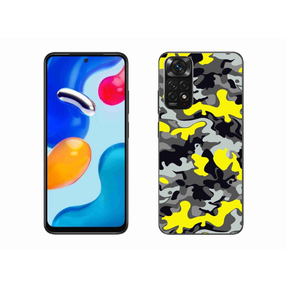 Gelový kryt mmCase na Xiaomi Redmi Note 11S 4G - maskáčový vzor 6