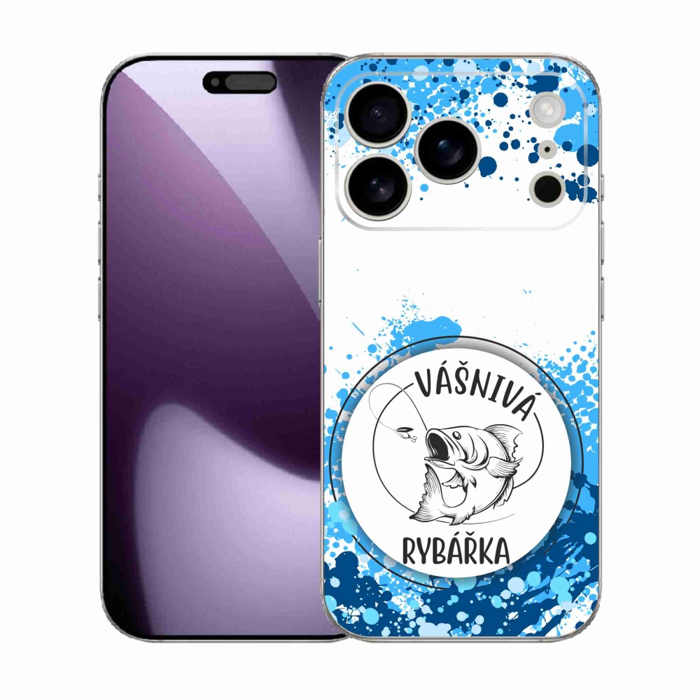 Gelový kryt mmCase na iPhone 17 Pro - chemické prvky černobílé pozadí