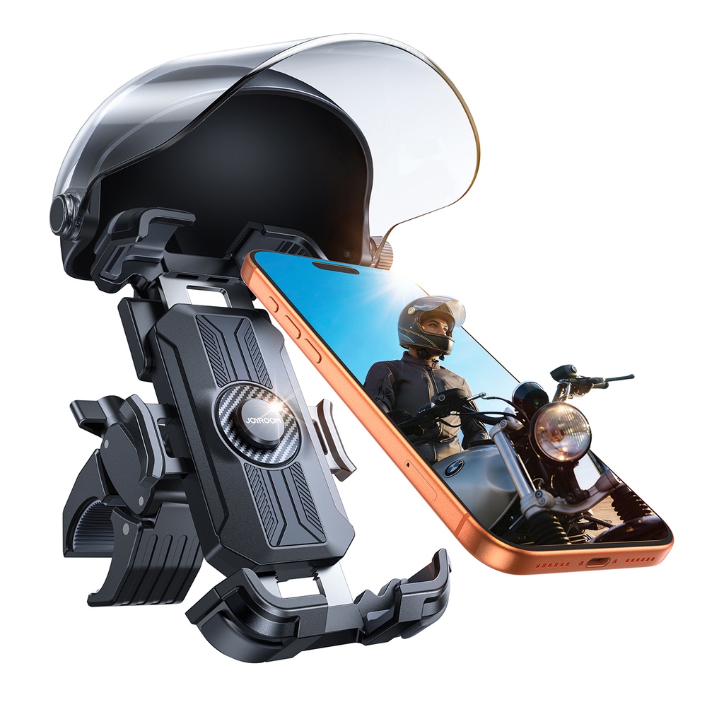 Držák na kolo a motorku Joyroom JR-ZS526 se sluneční clonou – černý