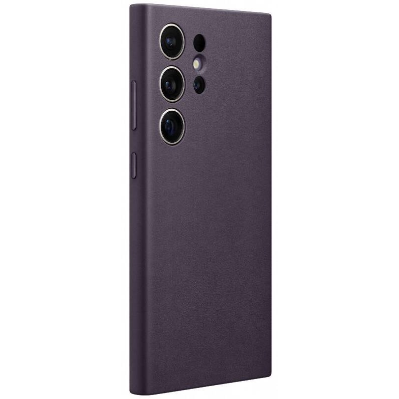 GP-FPS928HCAVW Samsung Kožený Kryt (Vegan) pro Galaxy S24 Ultra Dark Violet
