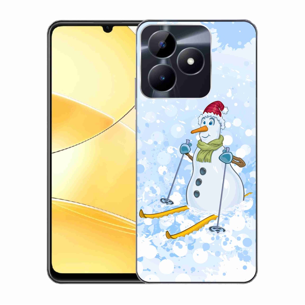 Gelový kryt mmCase na Realme C51/C53 - sněhulák