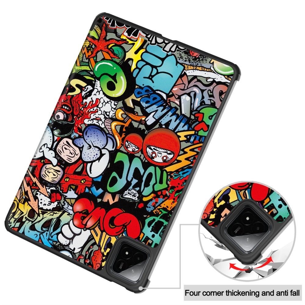 Patty chytré polohovací pouzdro na tablet Xiaomi Pad 7/7 Pro - graffiti