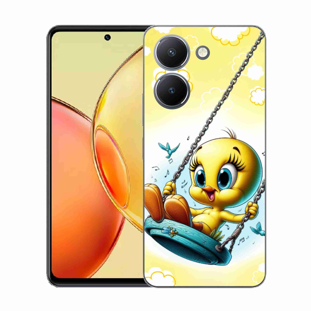 Gelový kryt mmCase na Vivo Y36 - tweety