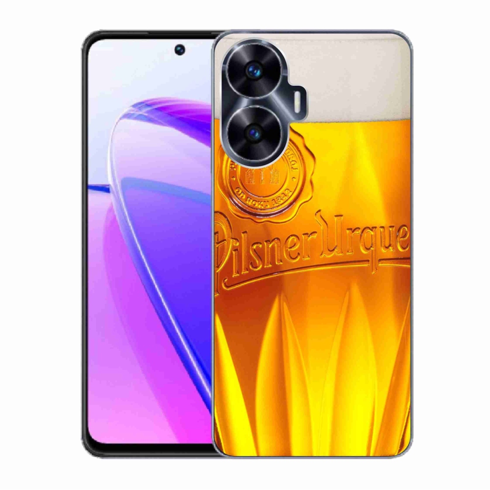Gelový kryt mmCase na Realme C55 - pivo