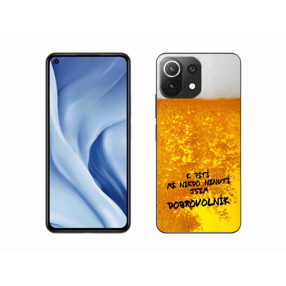 Gelový kryt mmCase na Xiaomi Mi 11 Lite 4G/5G - pivní motiv 4