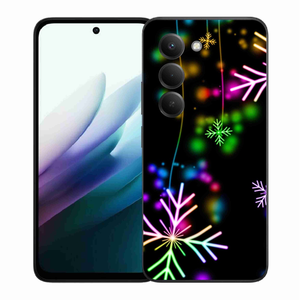 Gelový kryt mmCase na Xiaomi Redmi 15 4G/5G (171mm) - barevné vločky