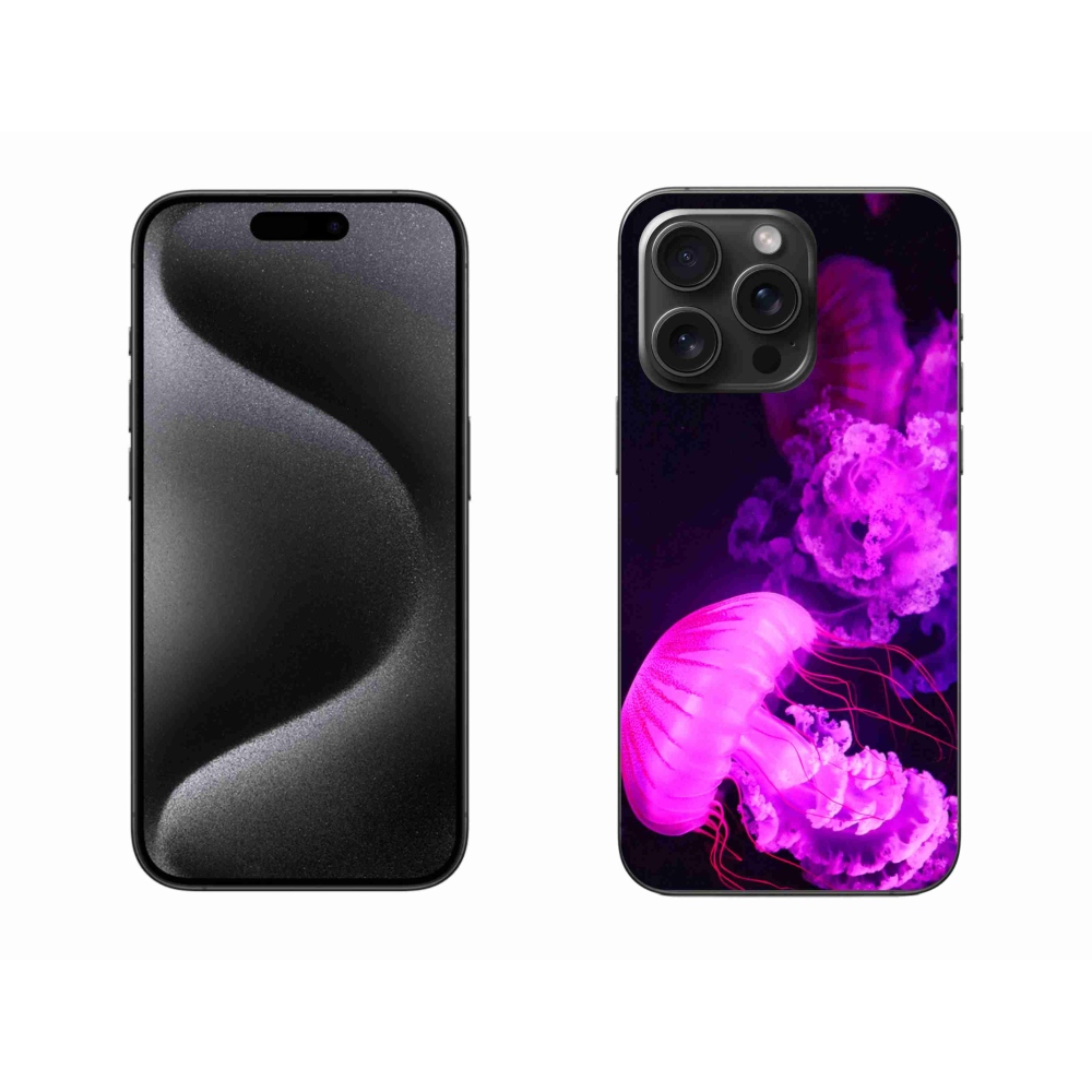 Gelový kryt mmCase na iPhone 15 Pro Max - medúza 1