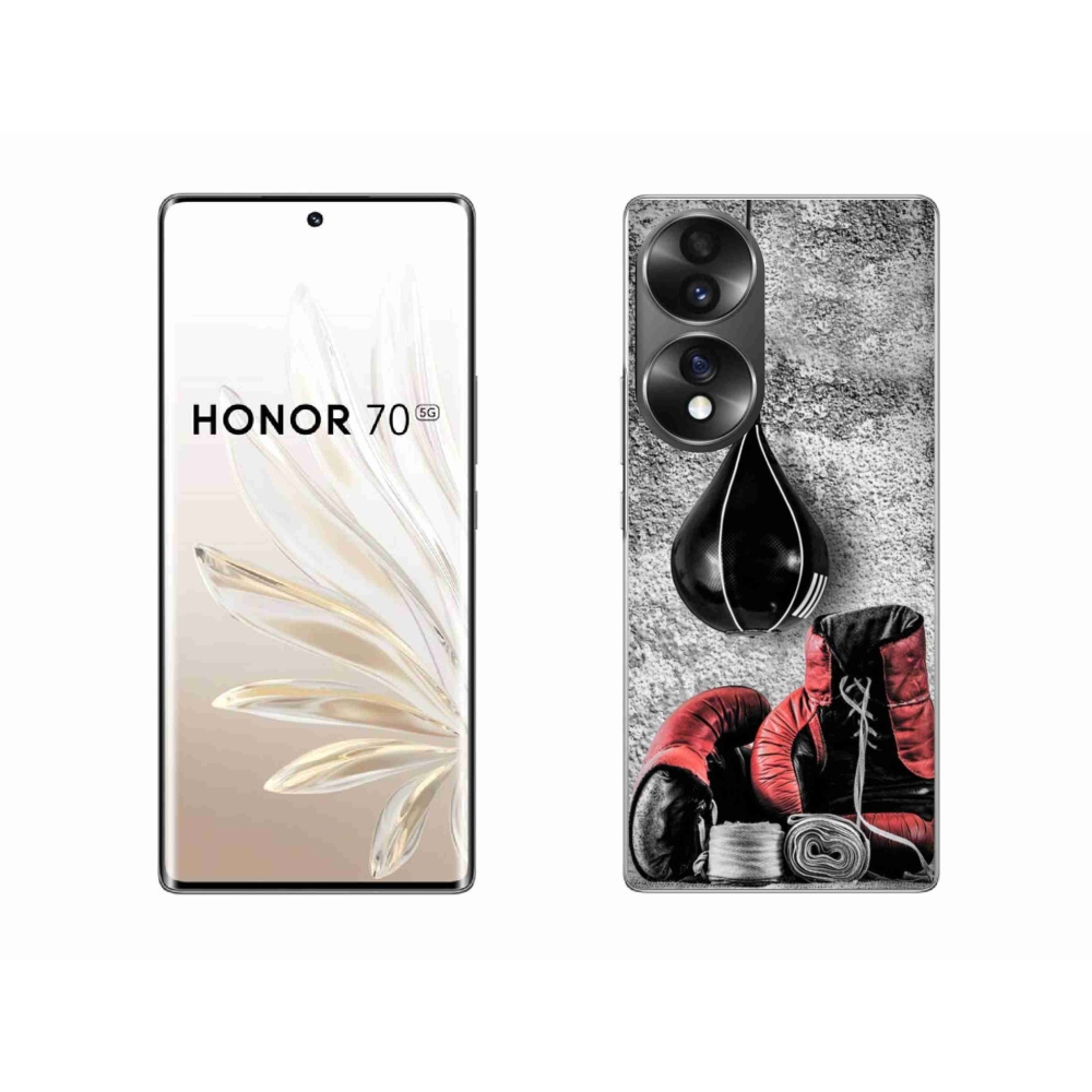 Gelový kryt mmCase na Honor 70 - boxovací pytel a rukavice