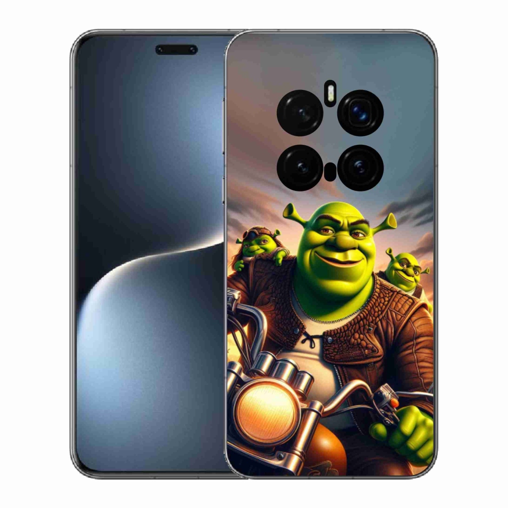 Gelový kryt mmCase na Honor Magic 7 Pro 5G - shrek na motorce