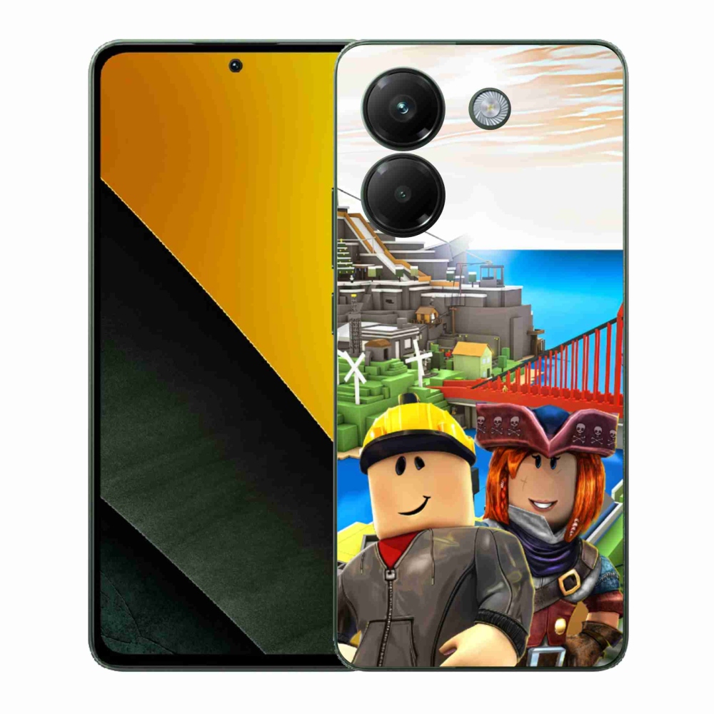 Gelový kryt mmCase na Xiaomi Poco M7 Pro 5G - roblox 1
