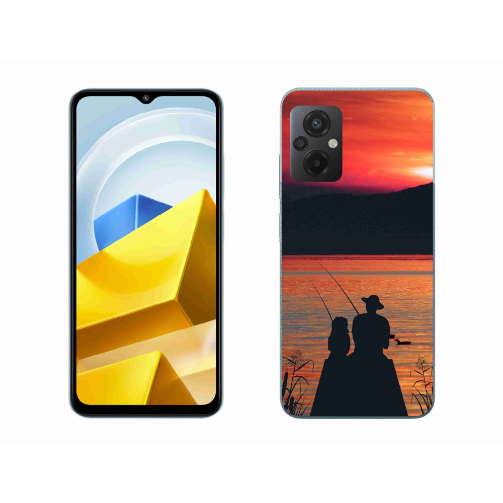 Gelový kryt mmCase na Xiaomi Poco M5 4G - rybaření 3