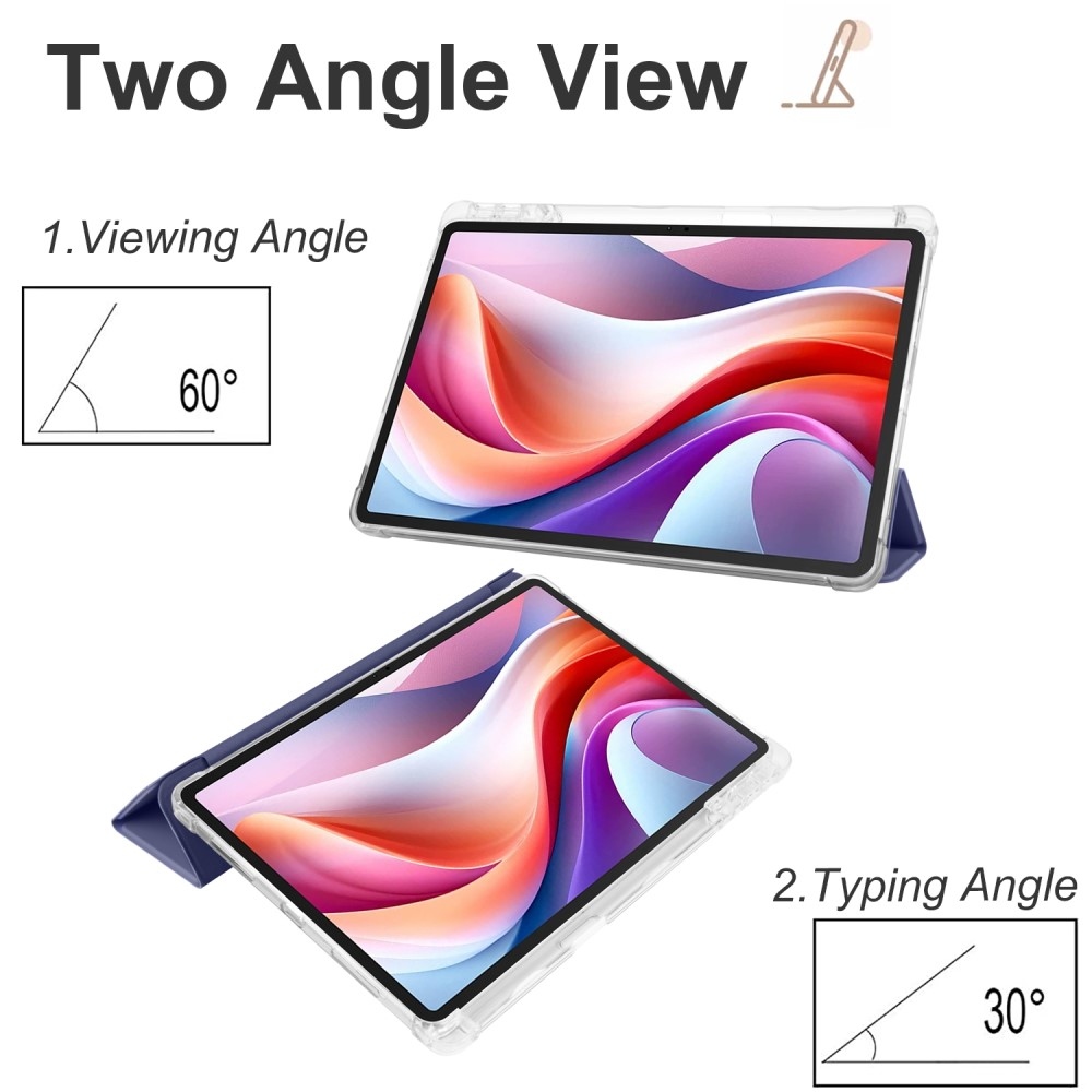 Case chytré zavírací pouzdro na Lenovo Tab M11/Tab K11 - tmavěmodré