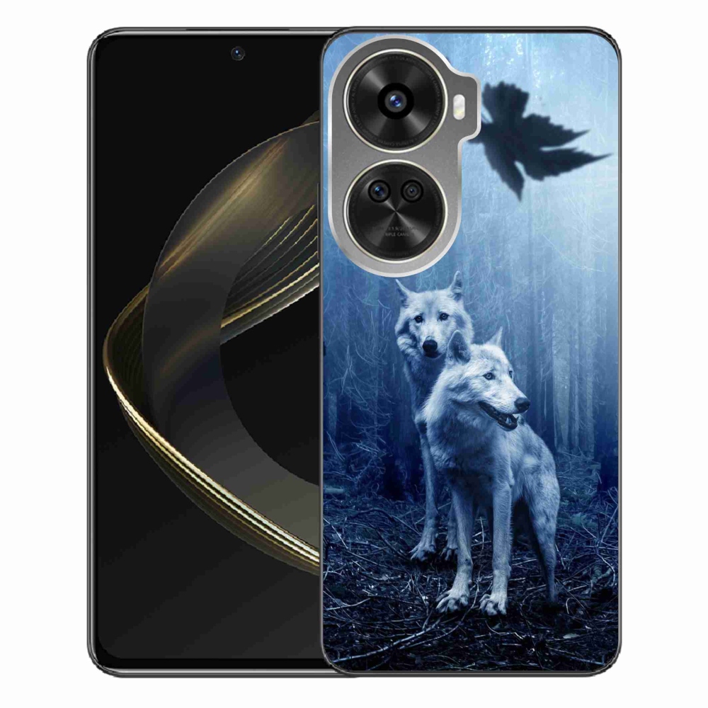 Gelový kryt mmCase na Huawei Nova 12 SE - vlci v lese